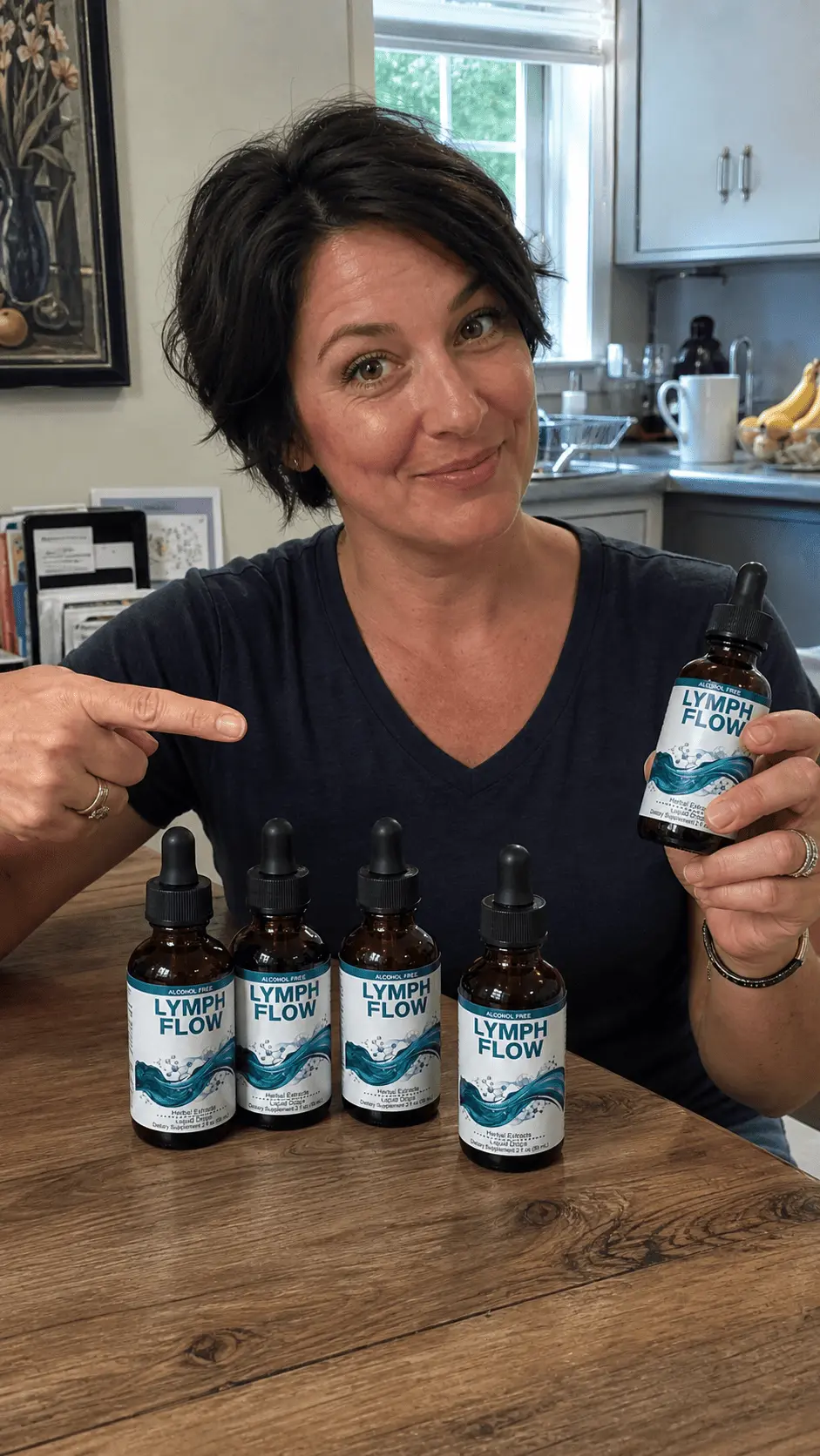 Lymph Flow liquid drops dropper — natural botanical formula for lymphatic support